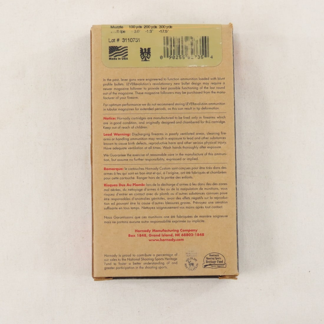 40 Rounds Hornady Lever Evolution rifle ammo - 10