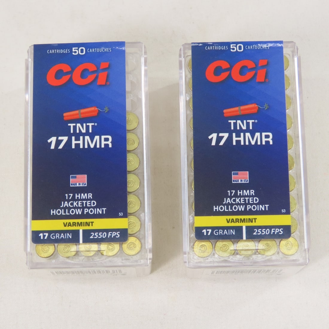 Ammunition:96 rds CCI 22 WMR & 85 rds CCI 17 HMR - 2
