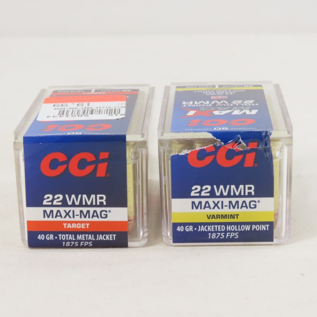 Ammunition:96 rds CCI 22 WMR & 85 rds CCI 17 HMR - 9