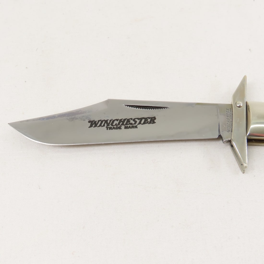 Winchester Burnt Orange Bone Handle Jigging Knife - 3