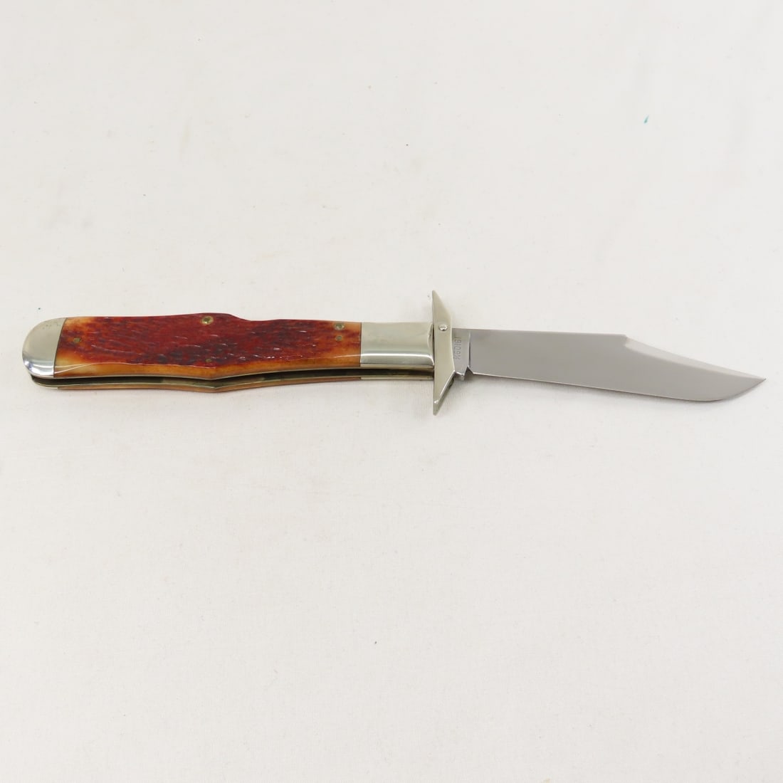Winchester Burnt Orange Bone Handle Jigging Knife - 5