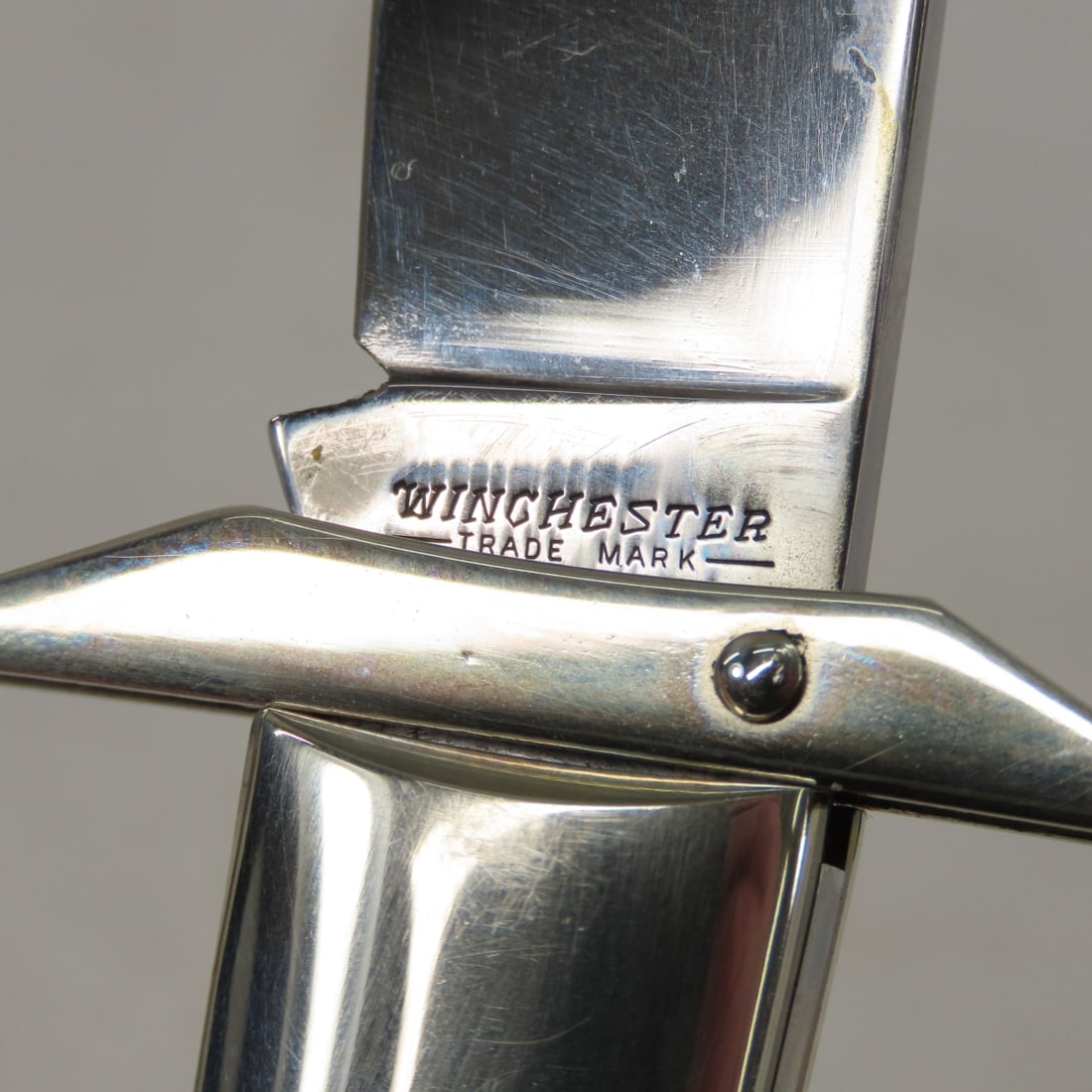 Winchester Burnt Orange Bone Handle Jigging Knife - 8
