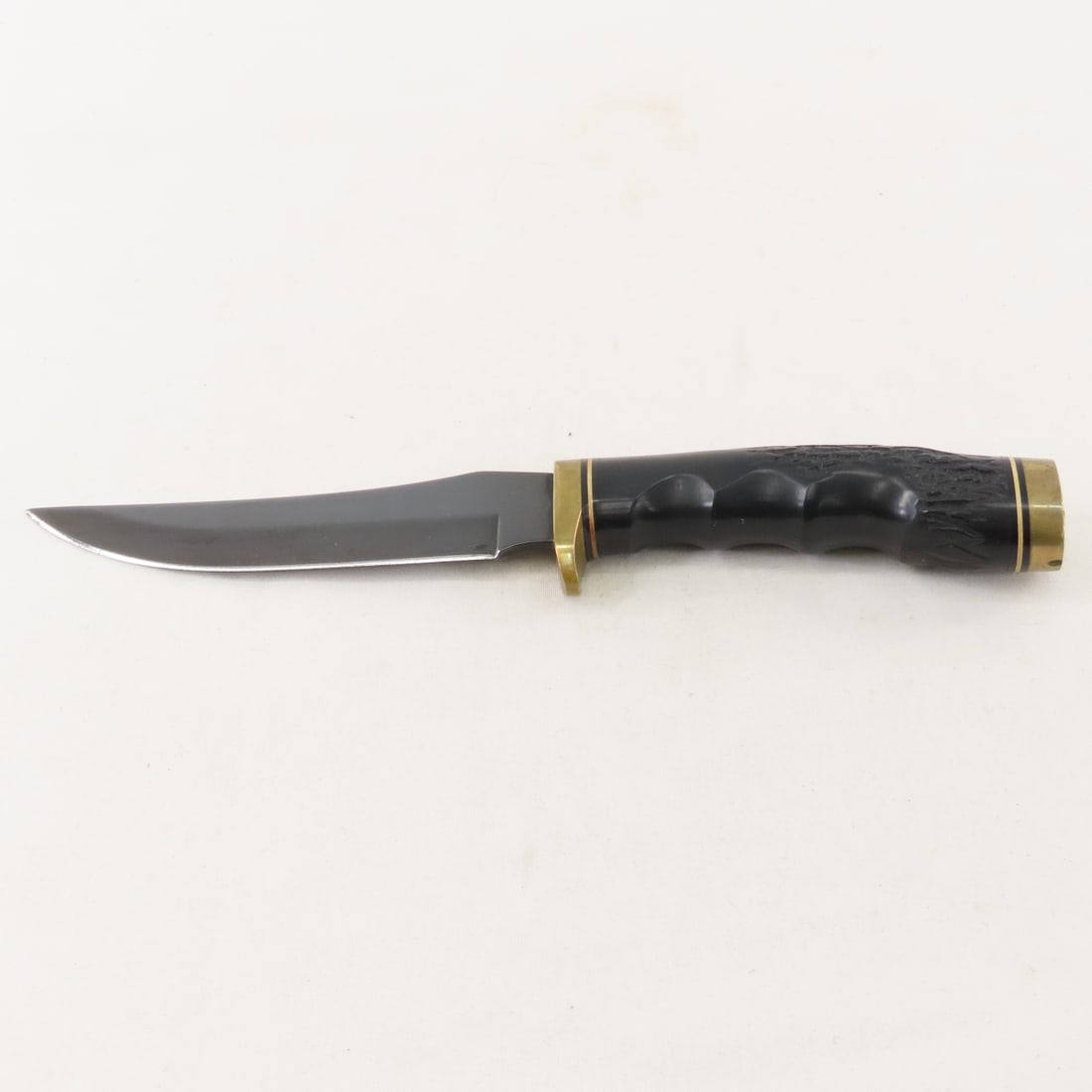 Schrade Duck's Unlimited Knife with sheath & stone - 6