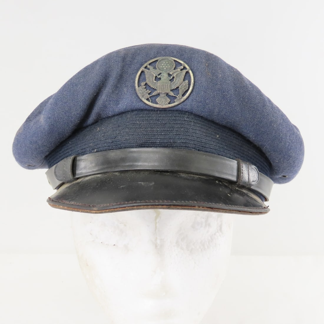 WWII US Army Air Force Crusher Visor Cap - 2