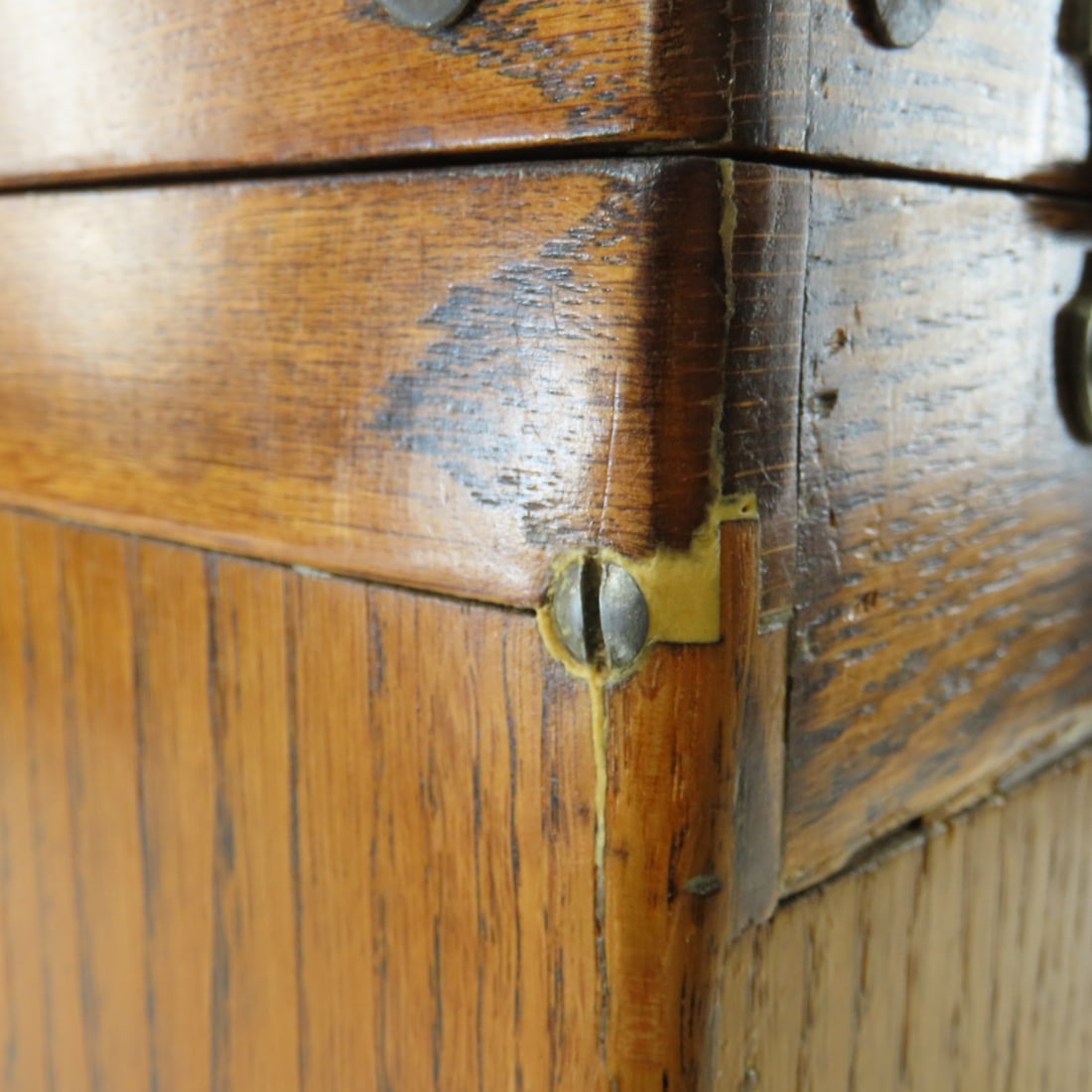 Vintage Craftsman Oak Machinists Tool Chest - 13