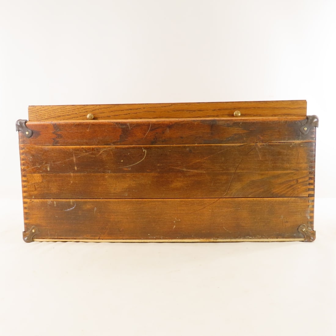 Vintage Craftsman Oak Machinists Tool Chest - 14