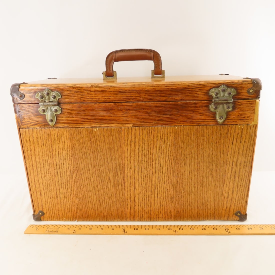 Vintage Craftsman Oak Machinists Tool Chest - 4