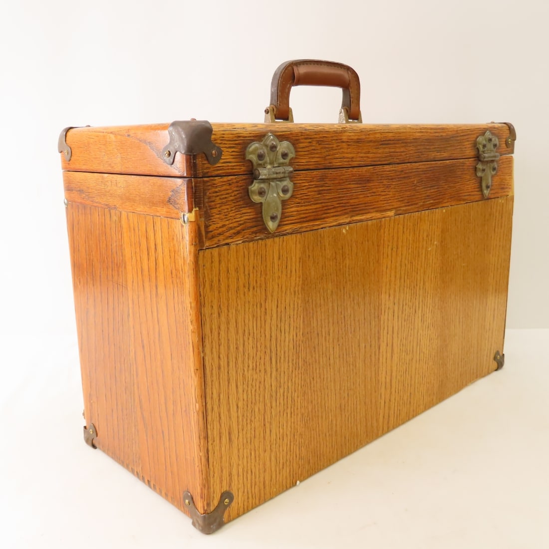 Vintage Craftsman Oak Machinists Tool Chest - 5