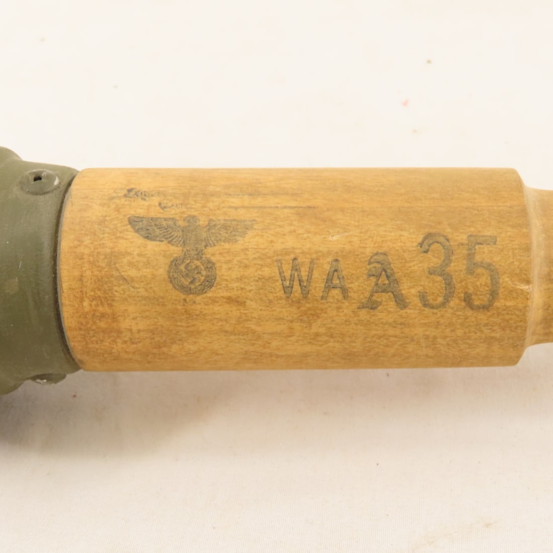 WWII Era German Model 24 Stick Grenade Wood Dummy - 2