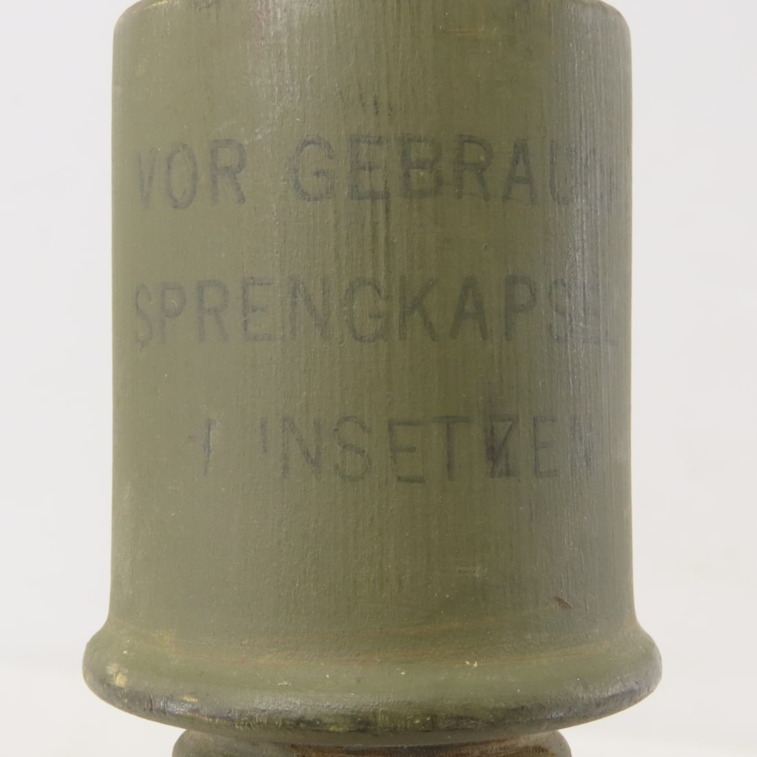 WWII Era German Model 24 Stick Grenade Wood Dummy - 5