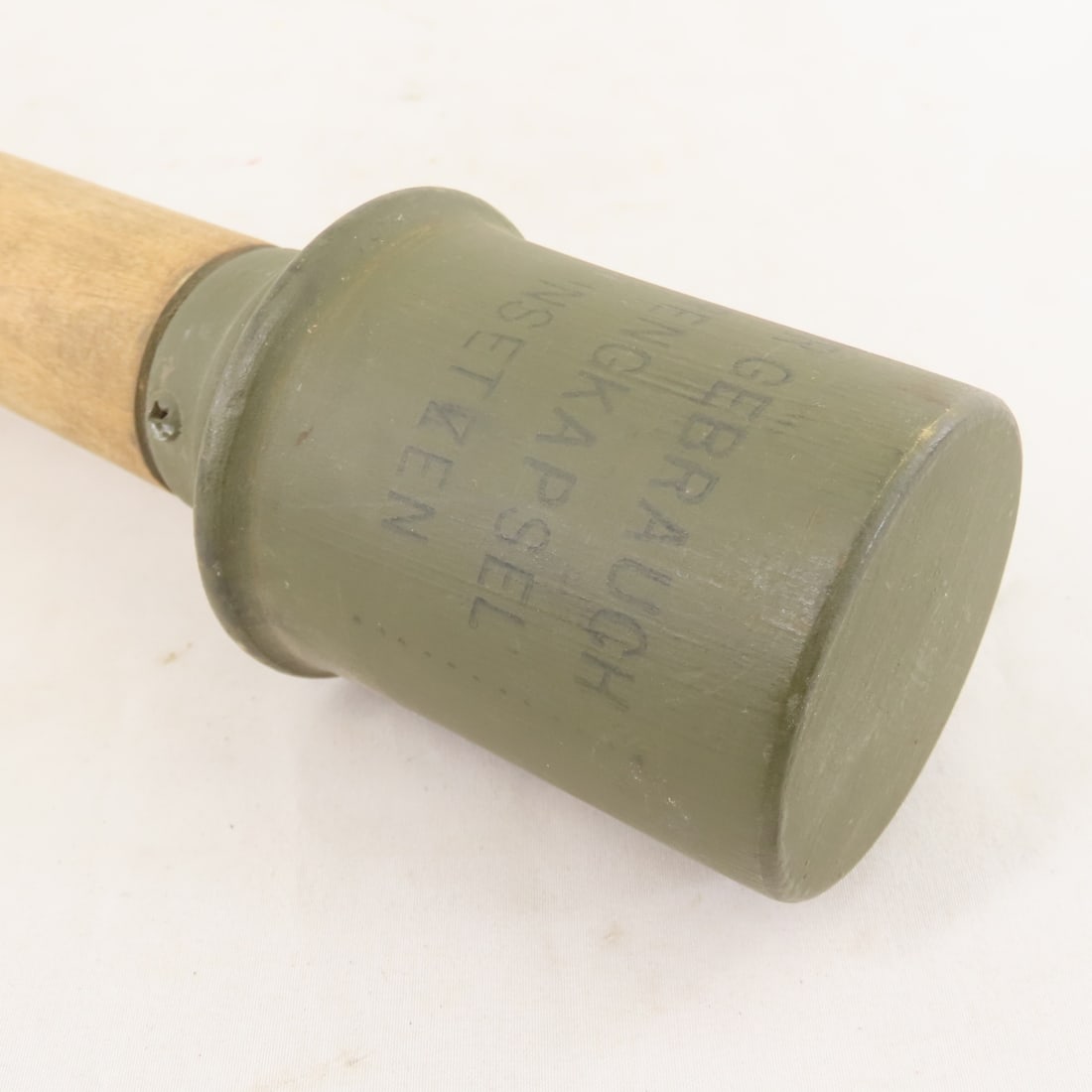 WWII Era German Model 24 Stick Grenade Wood Dummy - 9