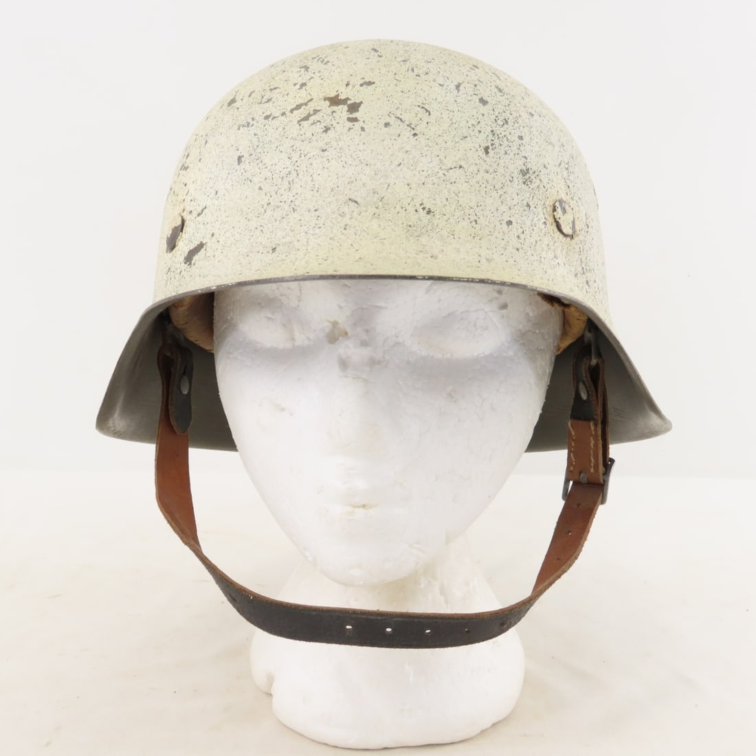 WWII German M40 Winter Camouflage Helmet - 2