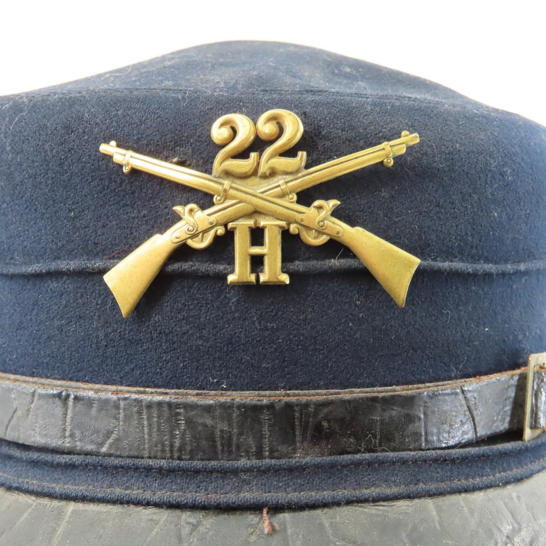Vintage US Army M1895 Forage Pillbox Cap - 10