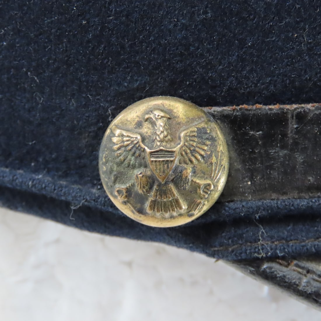 Vintage US Army M1895 Forage Pillbox Cap - 11
