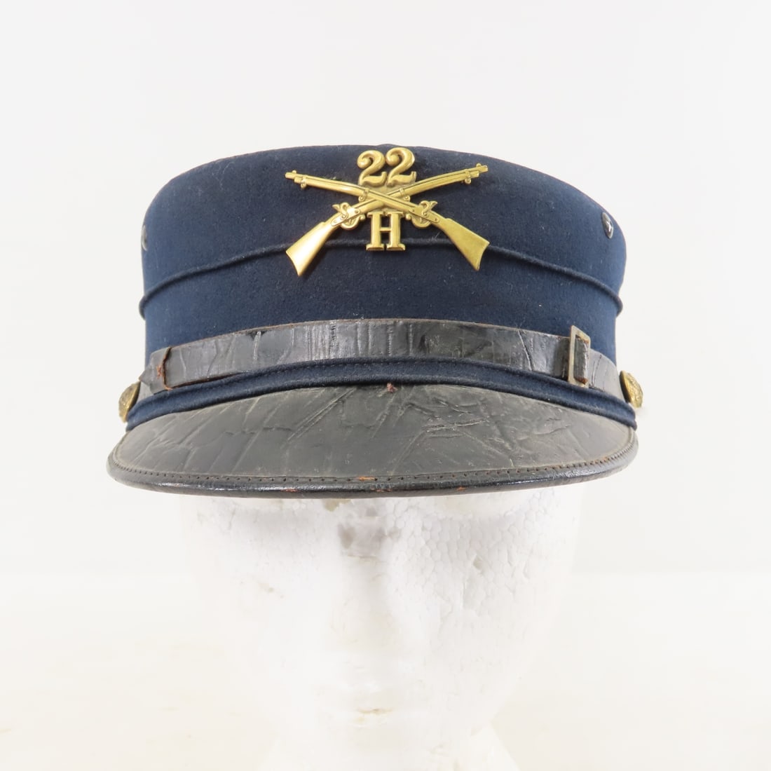 Vintage US Army M1895 Forage Pillbox Cap - 2