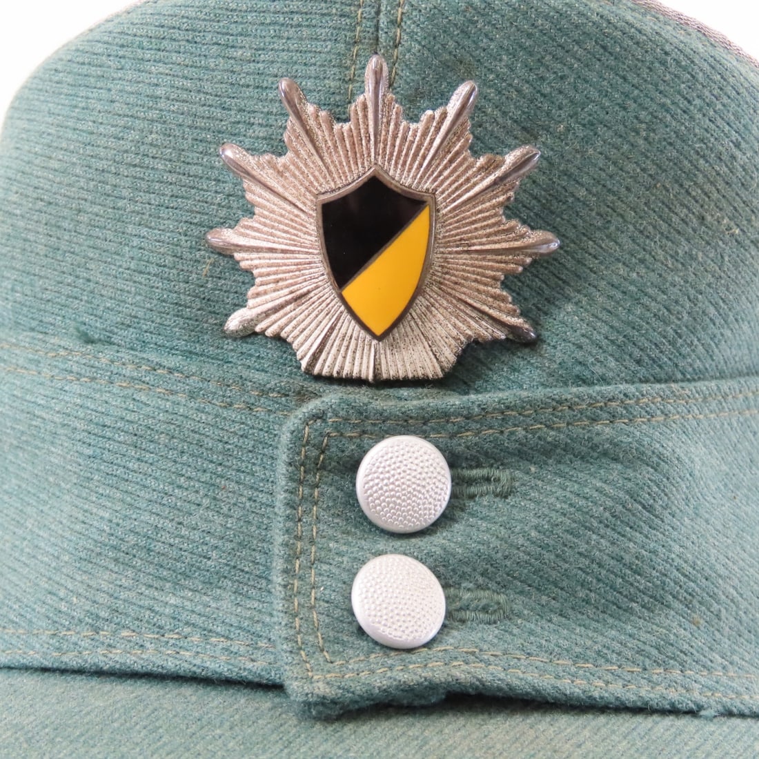 Vintage West German Police Cap & Starburst Badge - 10