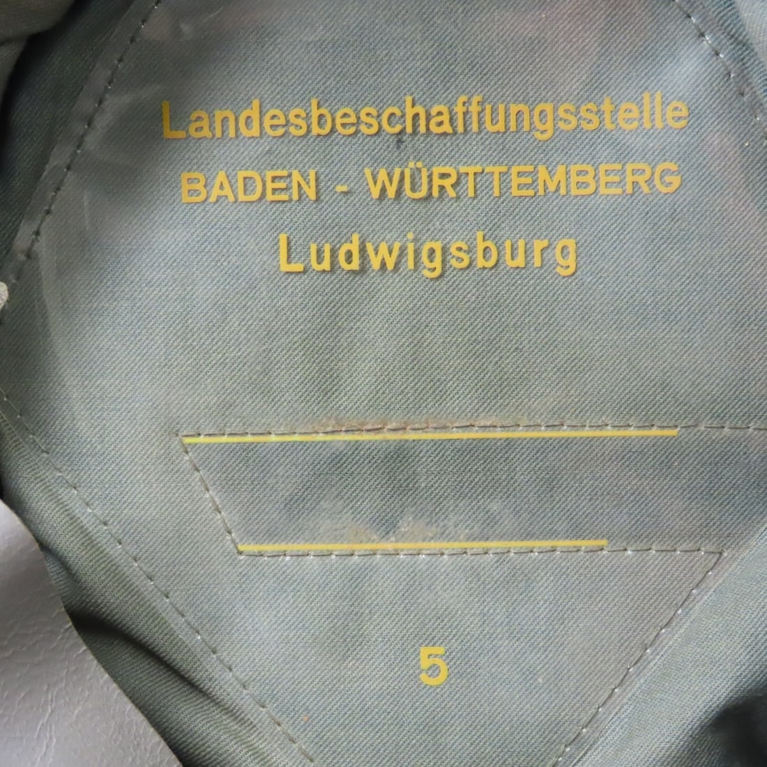Vintage West German Police Cap & Starburst Badge - 12