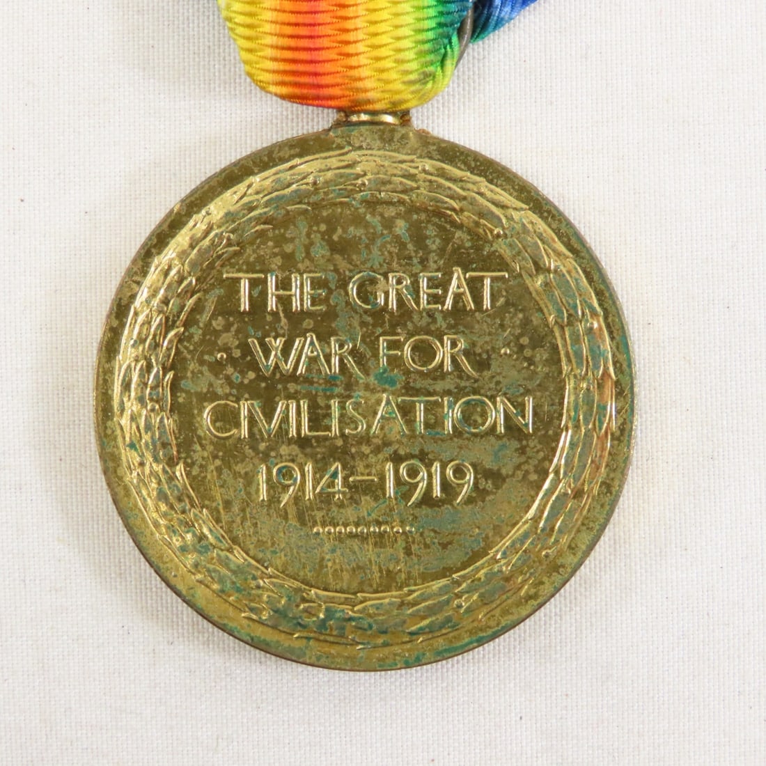 WWI WWII Named Service Medals & Document Copies - 13