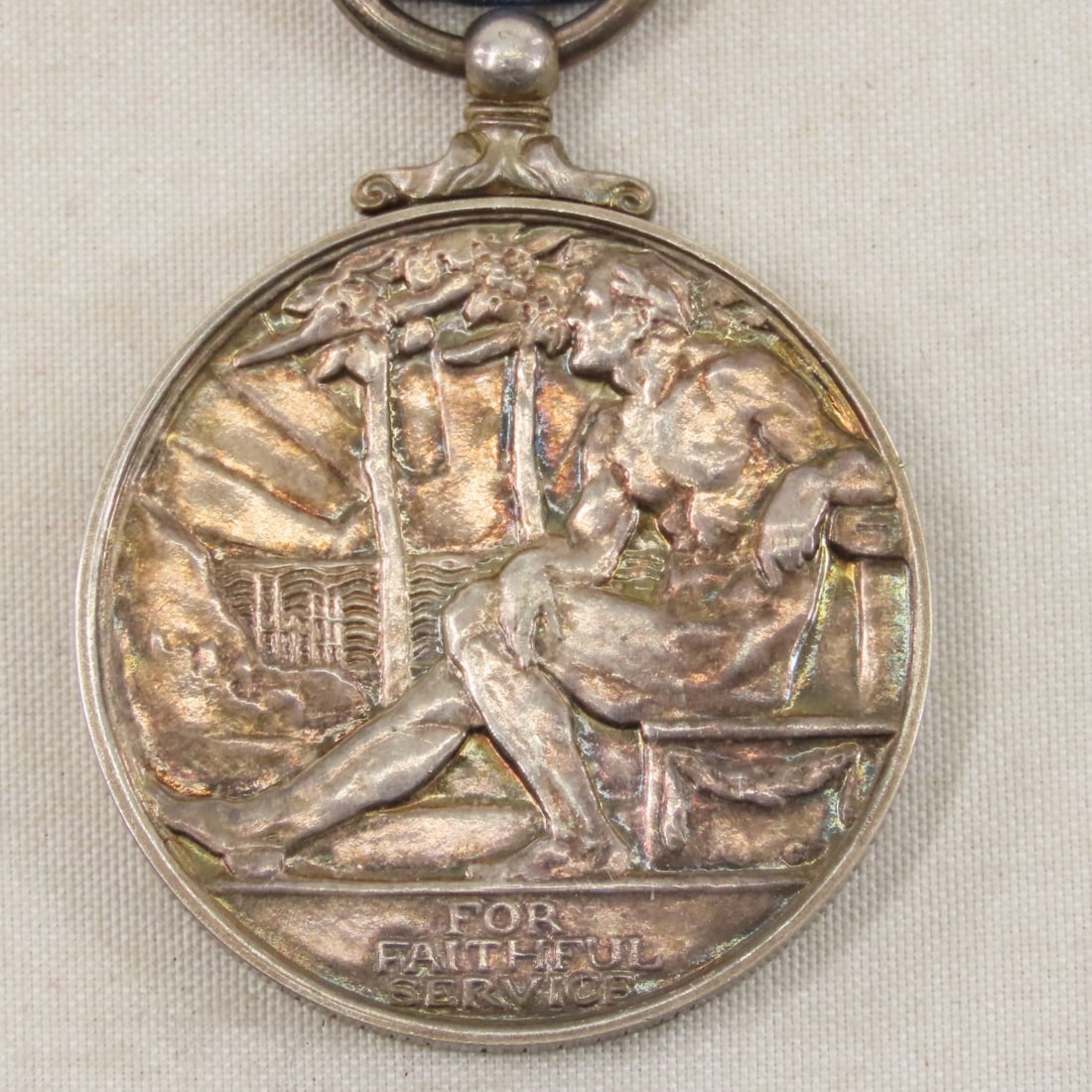 WWI WWII Named Service Medals & Document Copies - 5
