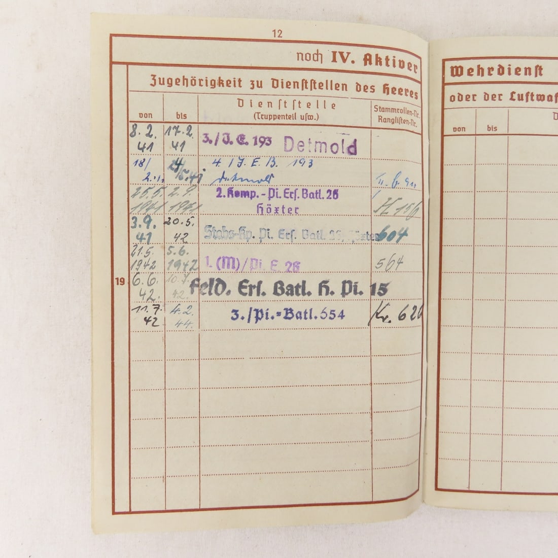 WW2 German Fallen Soldier Death Card, Notification - 7