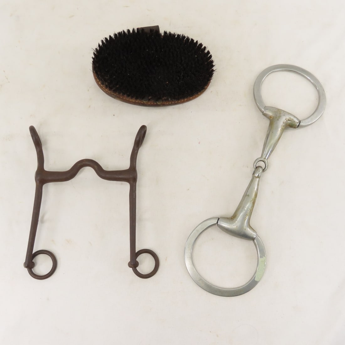 Collection of US Cavalry Horse Bits, Brush & more - 4