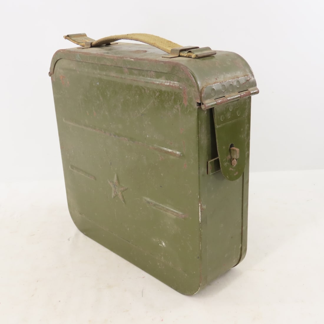 2 Vintage Soviet Maxim Machine Gun Ammo Cans - 2