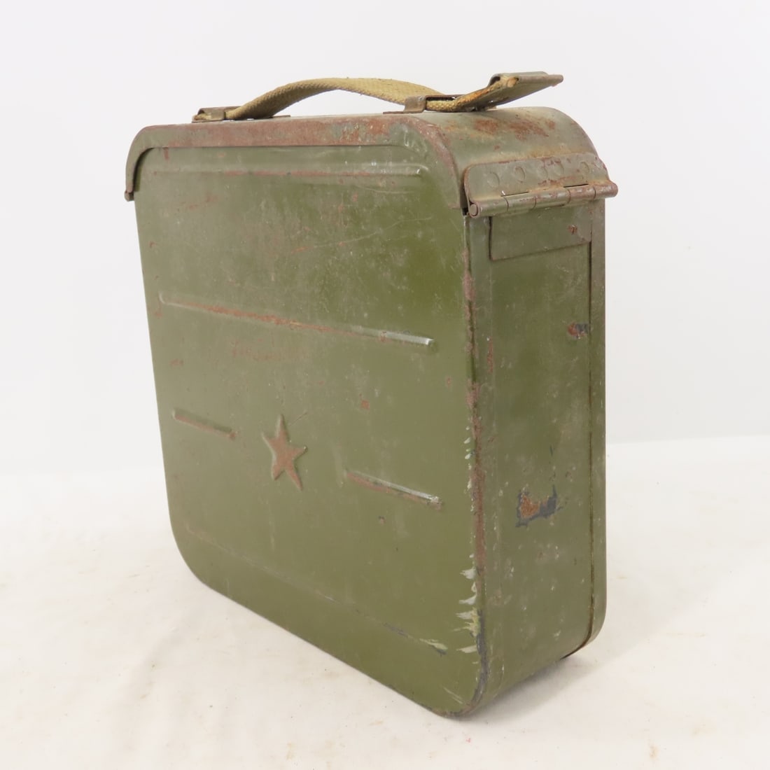 2 Vintage Soviet Maxim Machine Gun Ammo Cans - 4