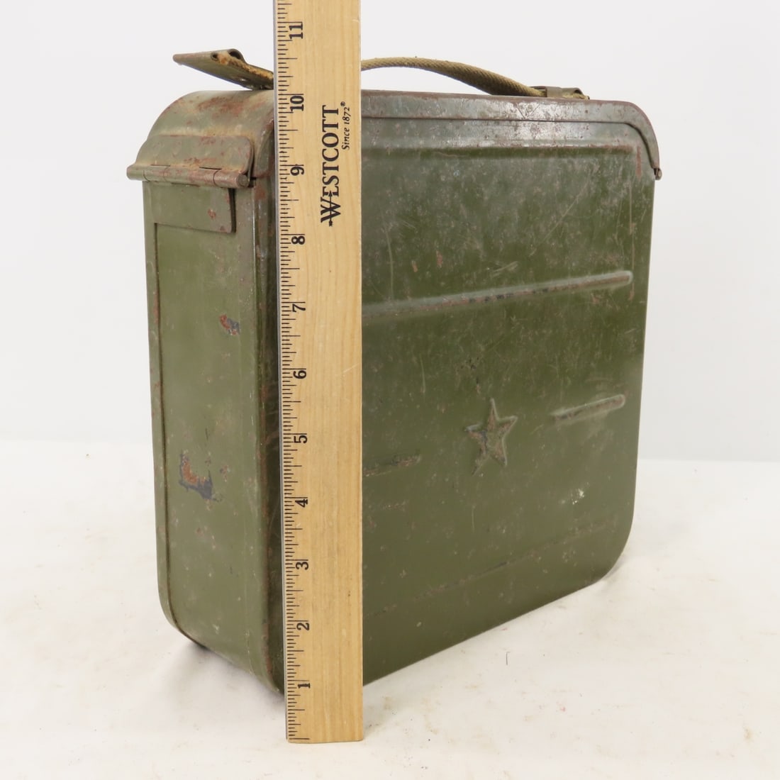 2 Vintage Soviet Maxim Machine Gun Ammo Cans - 5