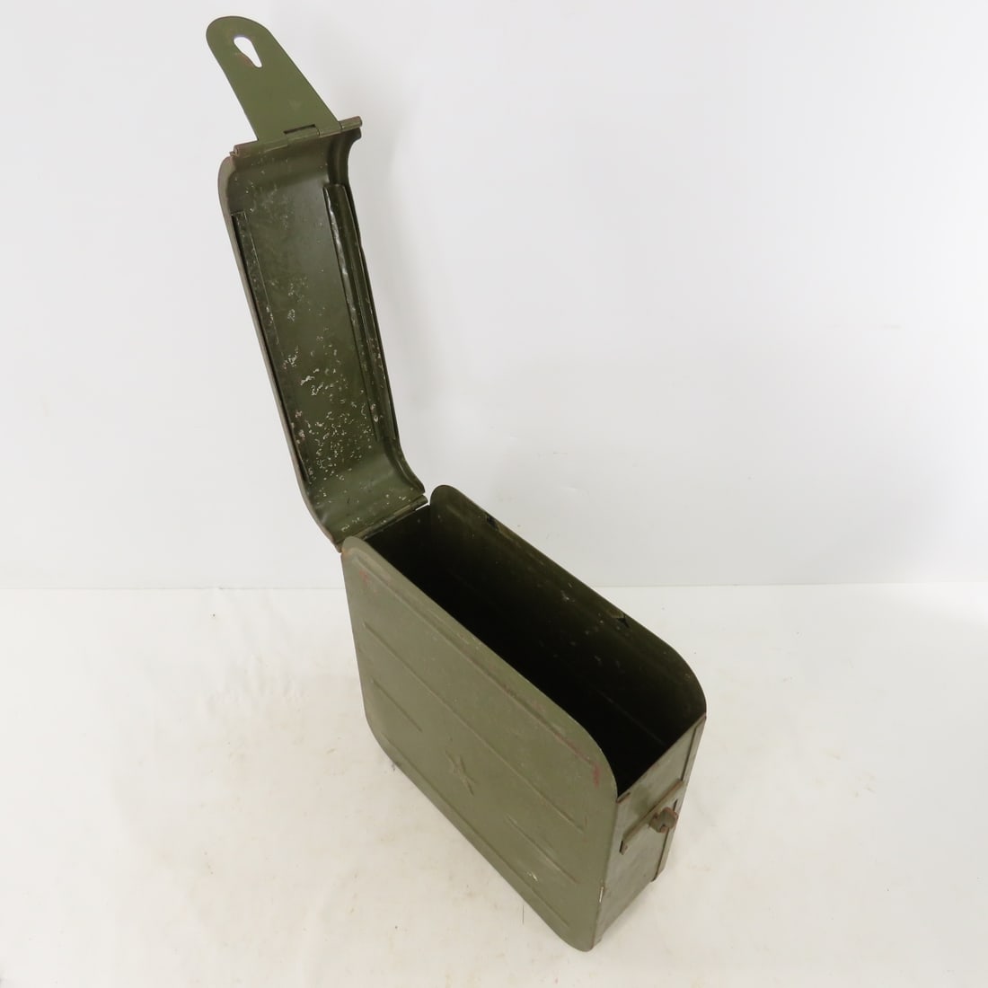 2 Vintage Soviet Maxim Machine Gun Ammo Cans - 6