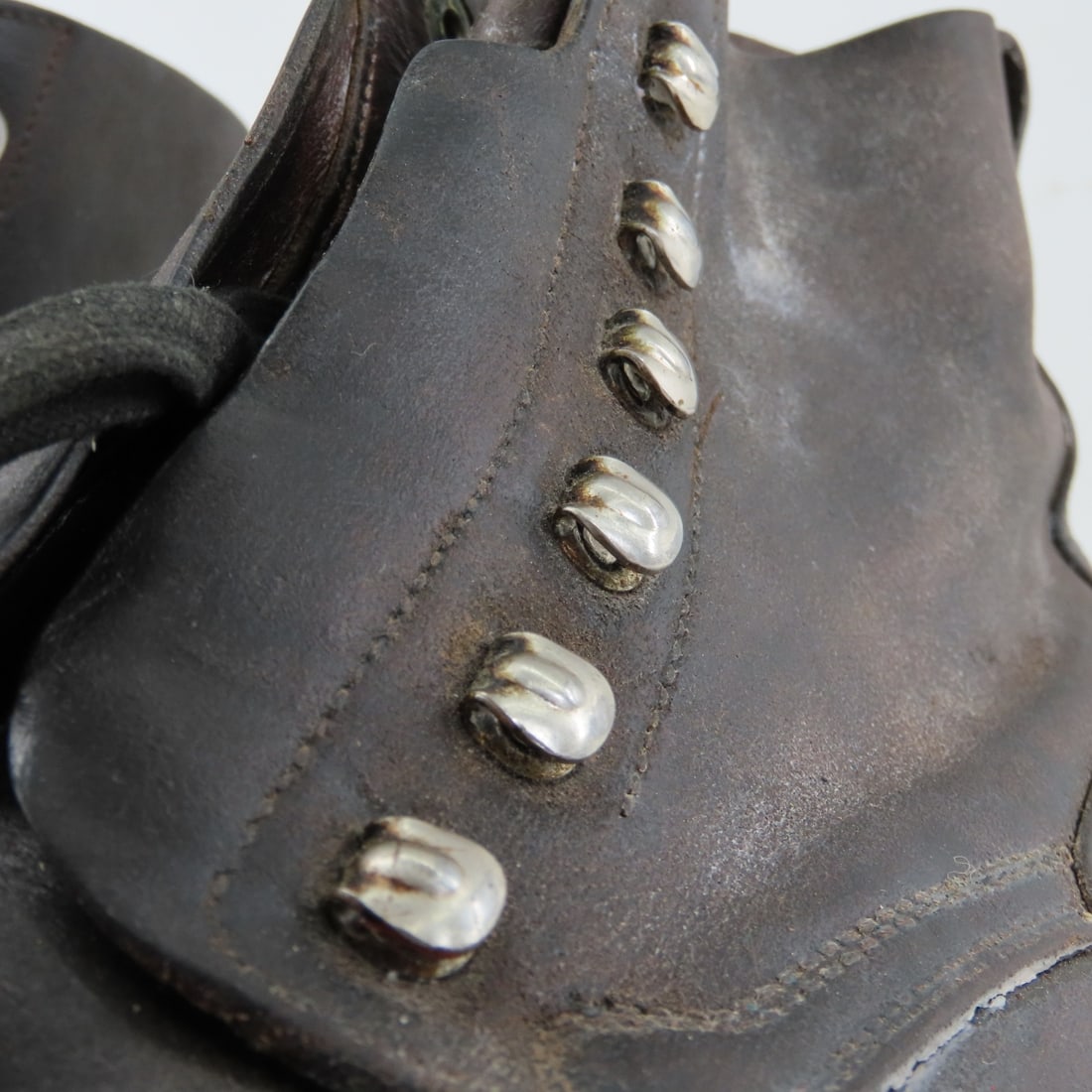 Vintage Swiss Army Leather Mountain Boots 27-1/2 - 13