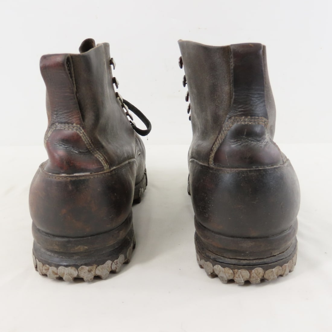 Vintage Swiss Army Leather Mountain Boots 27-1/2 - 5