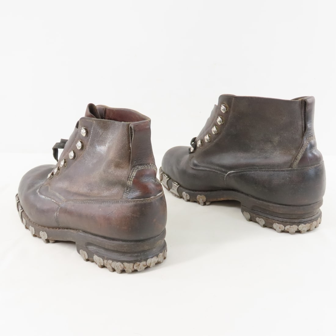 Vintage Swiss Army Leather Mountain Boots 27-1/2 - 6