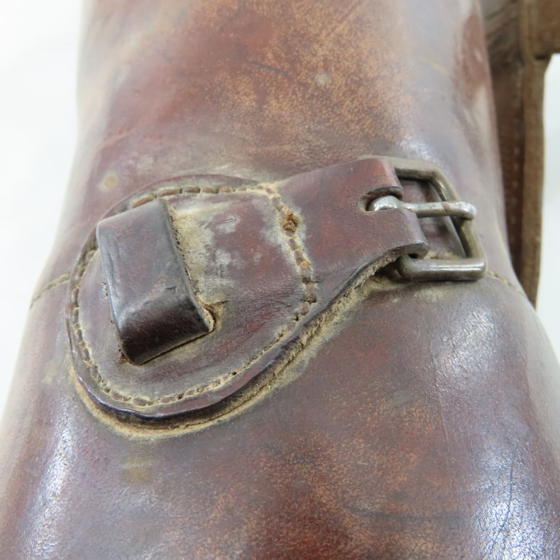 2 Pair WWI Leather Officer's Leggings - 17