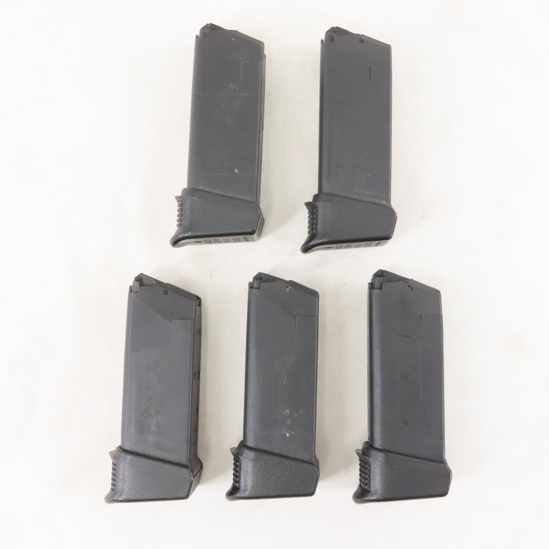 5 Glock 39 Magazines. .45 GAP. 6 rd. - 3