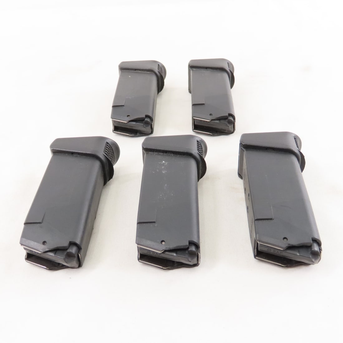 5 Glock 39 Magazines. .45 GAP. 6 rd. - 6