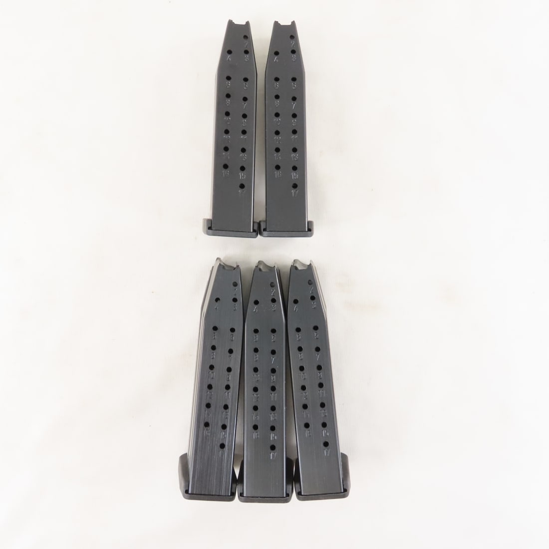 5 Sar SAR9 Magazines. 9mm. 17 rd. - 2