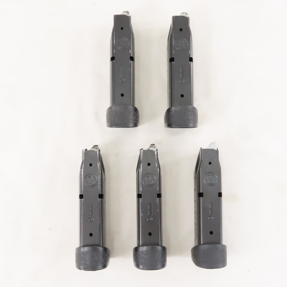 5 Smith & Wesson M&P9 Compact Magazines. 9mm. 12rd - 4