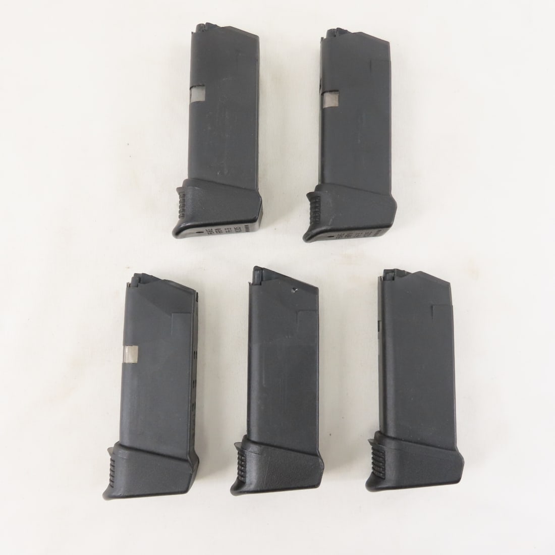 5 Glock 27 Magazines. .40 S&W. 9 rd. - 3