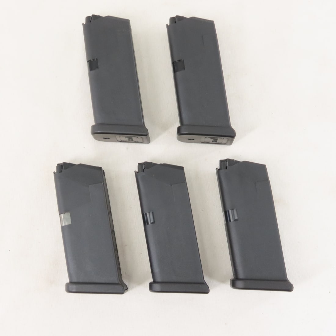 5 Glock 27 Magazines. .40 S&W. 9 rd. - 3