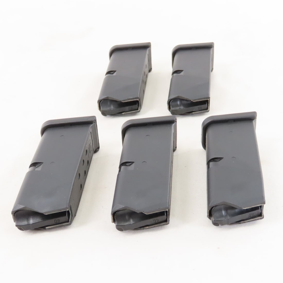 5 Glock 27 Magazines. .40 S&W. 9 rd. - 6
