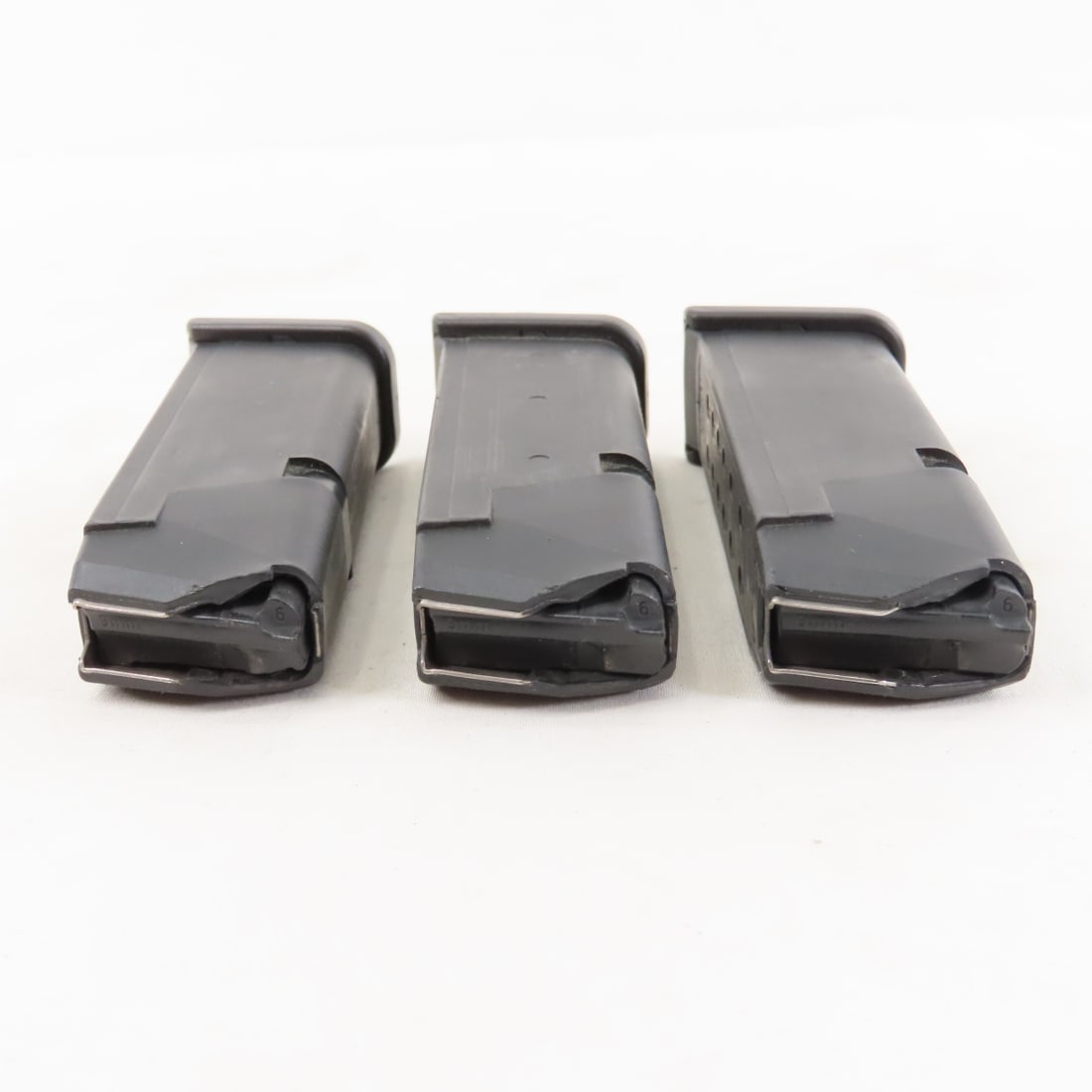 3 Glock 19 Magazines. 9mm. 15 rd. - 6