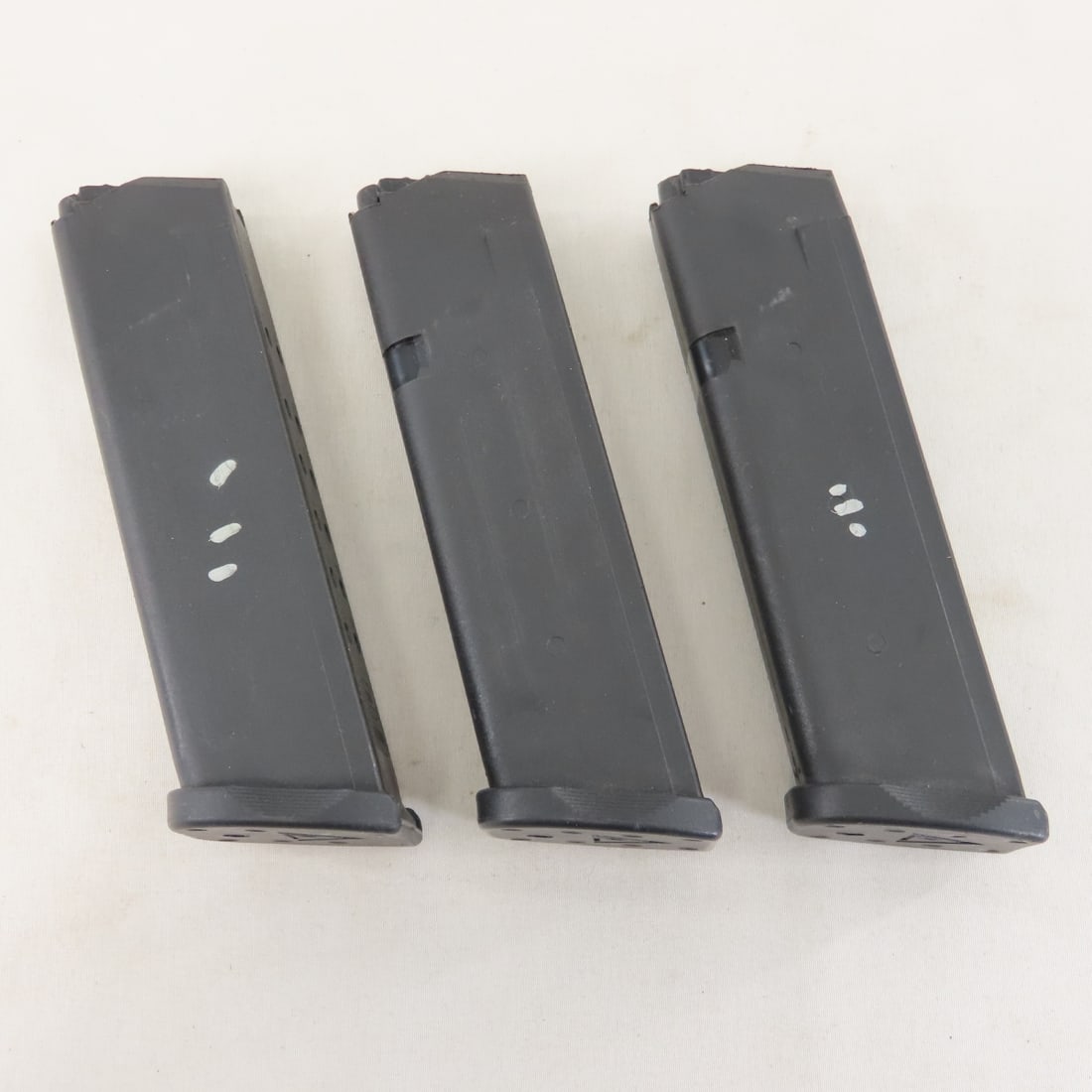 3 Glock 22 Magazines. .40 S&W. 15 rd. - 3