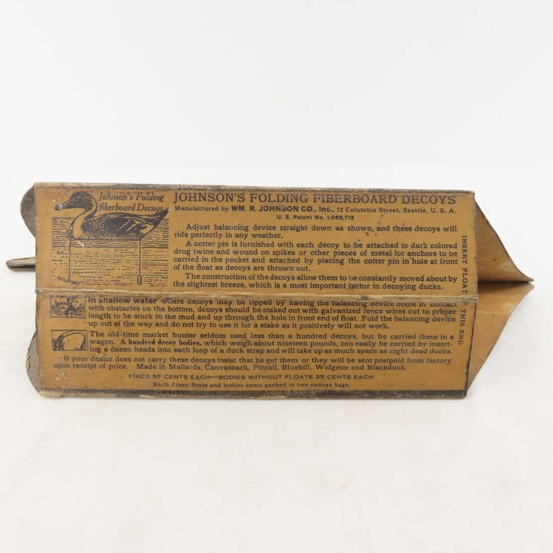 Vintage Johnson's Folding Goose Decoys & More - 4