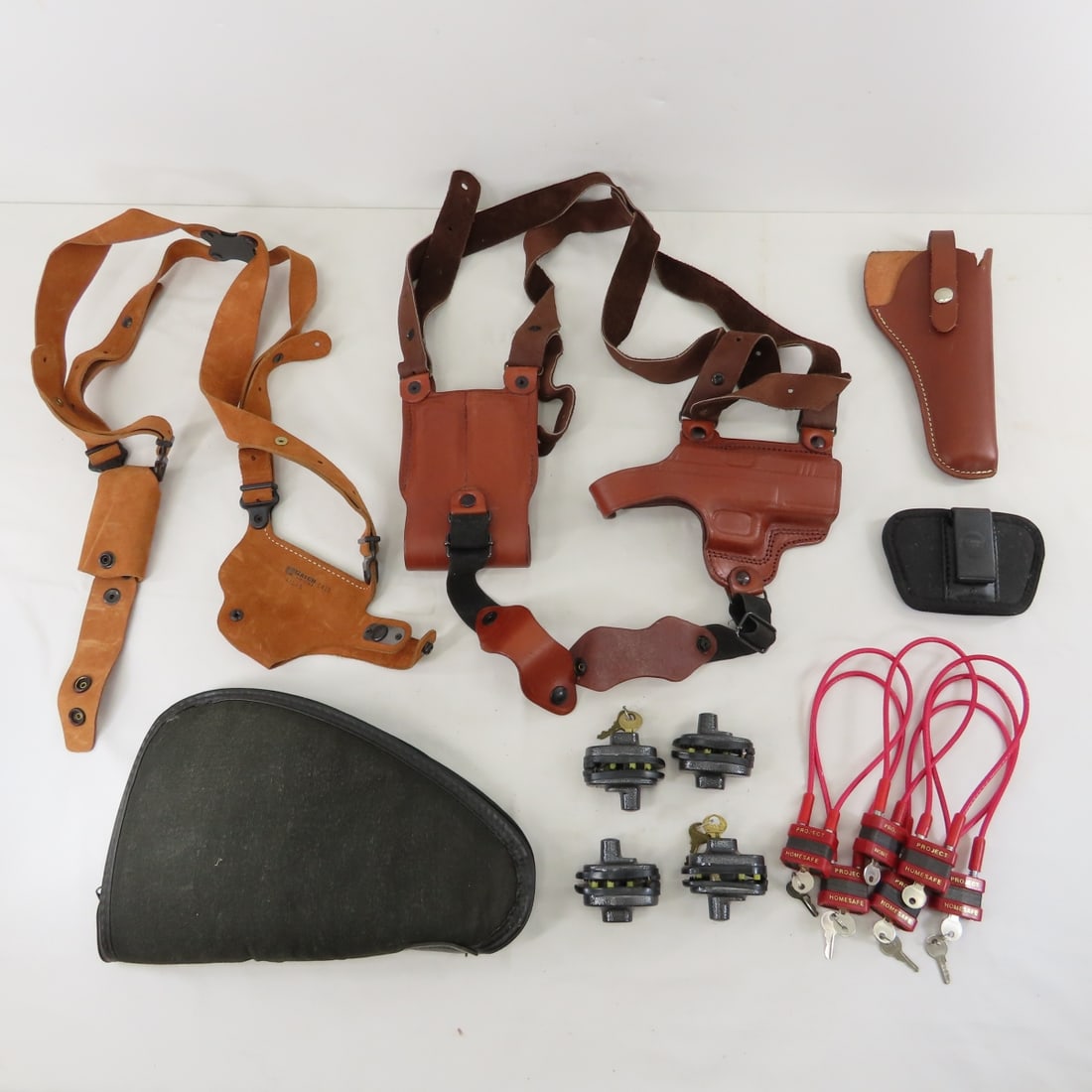 Leather Handgun Holsters, Soft Case, Gun Locks (1 of 18)
