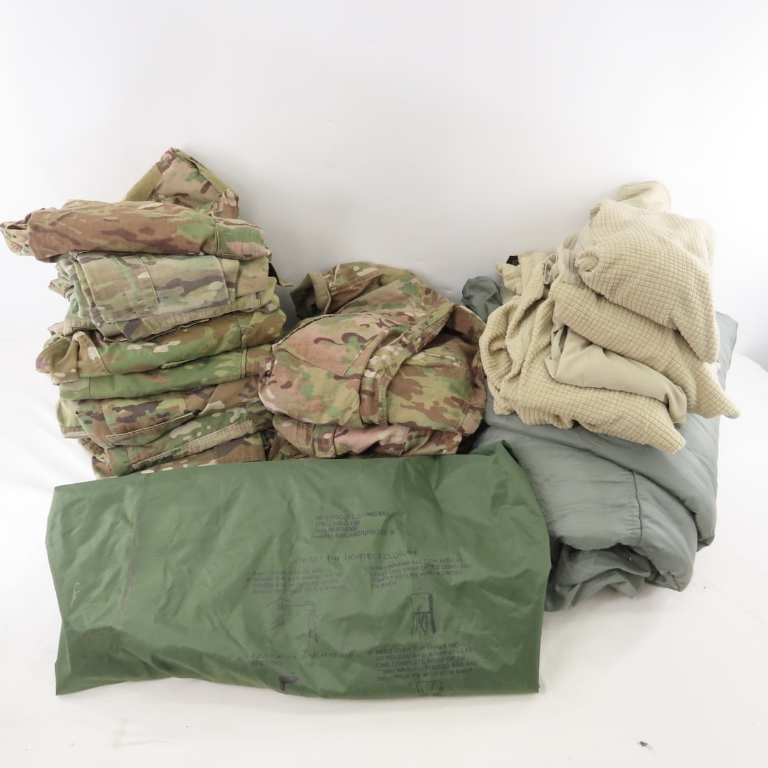 Military Camo Clothes, Sleeping & Wet weather bags (1 of 20)