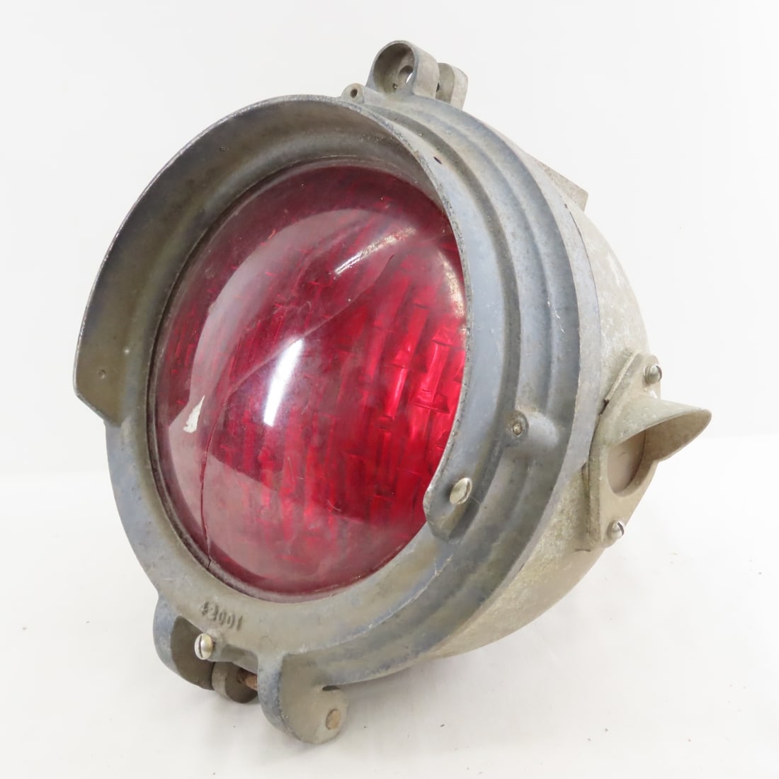 Railroad Train Signal Lamp- Cracked Lens - 3