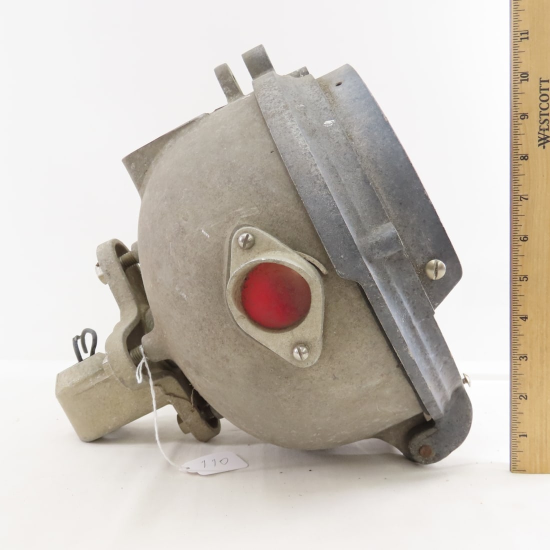 Railroad Train Signal Lamp- Cracked Lens - 8