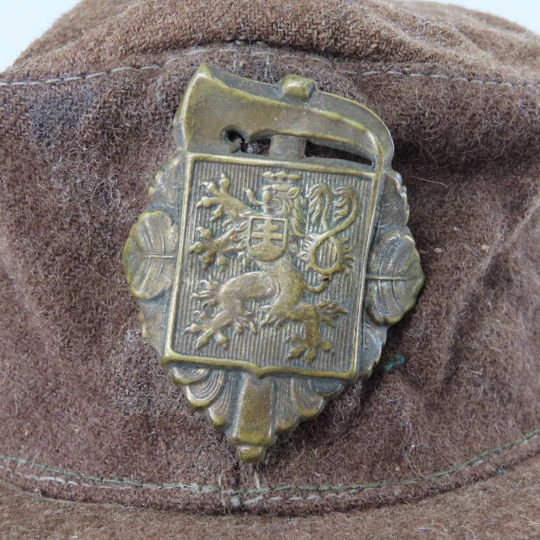 WWII Czech Military Cap with insignia - 10