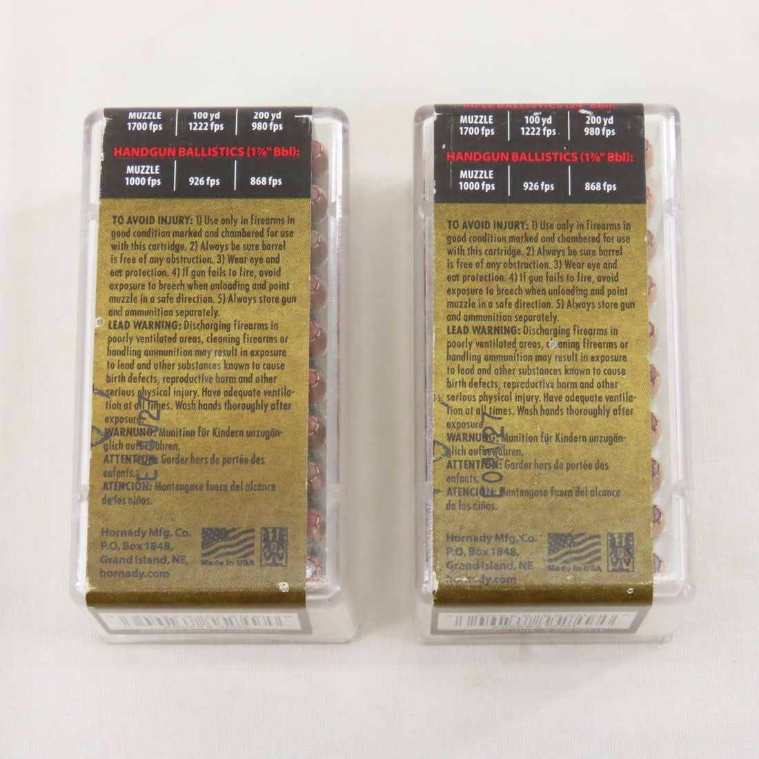100 Rounds Hornady Critical Defense 22 WMR Ammo - 5