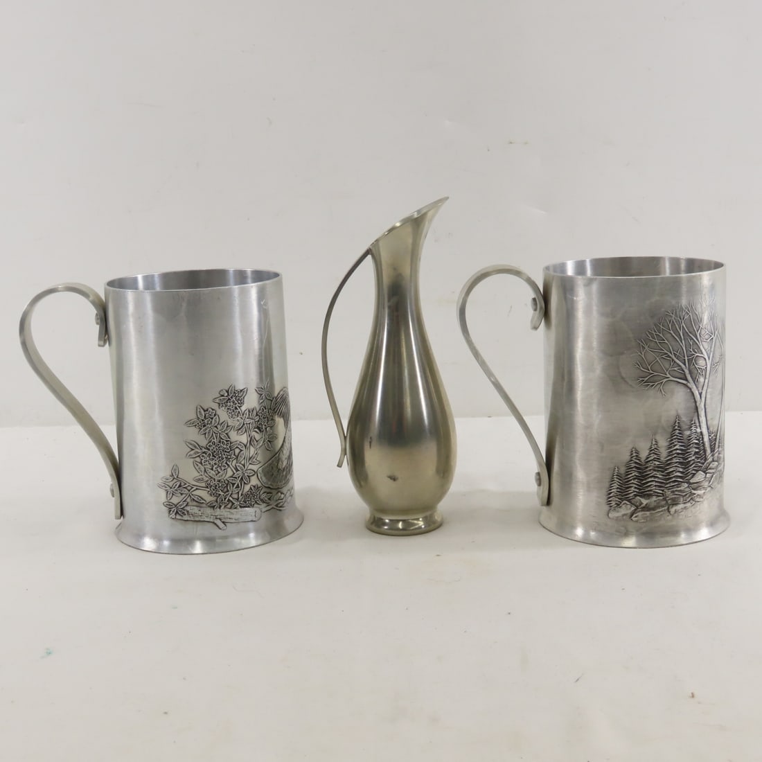 Pewter Pitcher & Mugs, Serving Trays. and more - 13